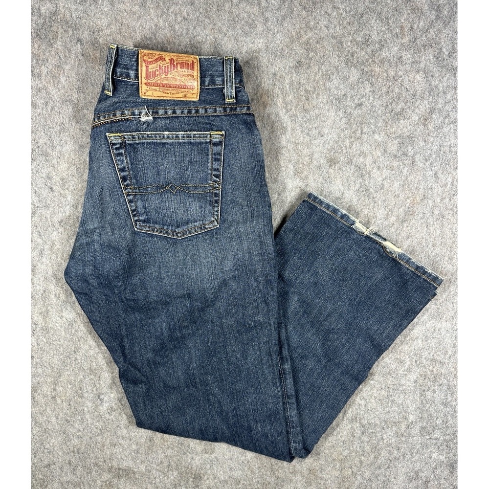 Y2K Lucky‎ Brand Easy Rider Jeans Womens 8/29 USA Made Bootcut Denim